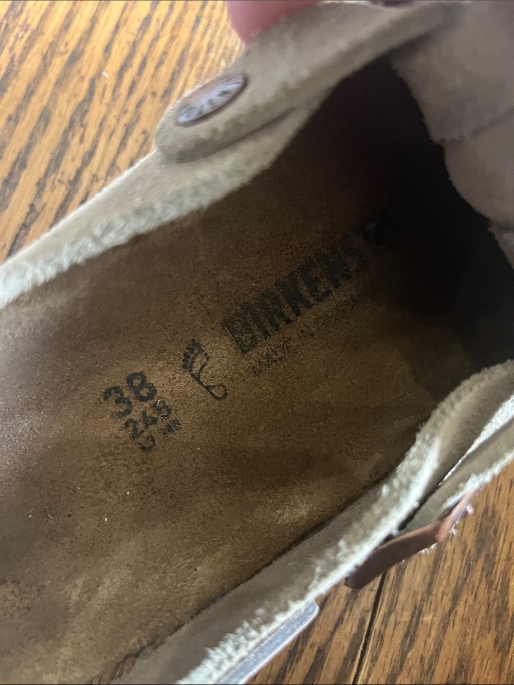 Birkenstock Tokio tan Suede Clogs - Picture 5 of 5